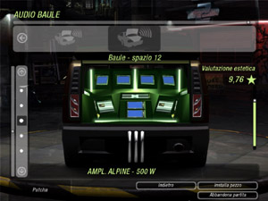 Hummer H2: Baule