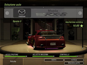 Mazda RX-8 Uffiale: Posteriore