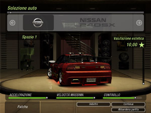 Nissan 240SX Ufficiale: Posteriore