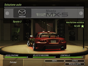 Mazda MX-5 Uffiale: Posteriore