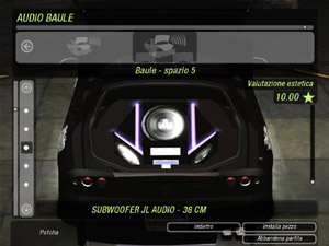 Mazda RX-7: Baule