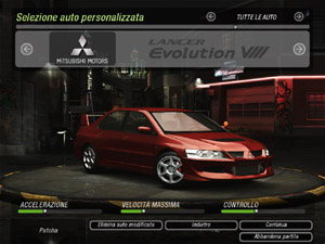 Mitsubishi Lancer Evolution VIII