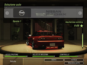 Nissan 240SX Ufficiale: Posteriore