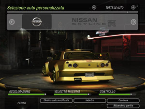 Nissan Skyline GTR: Posteriore