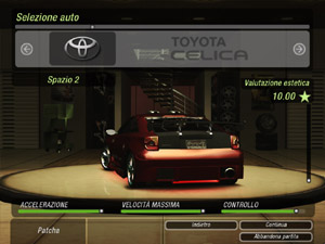 Toyota Celica Ufficiale: Posteriore